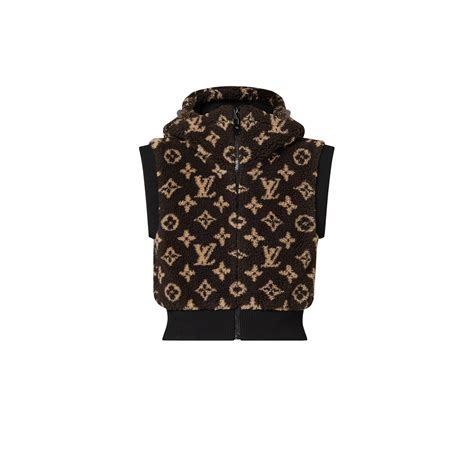 Products by Louis Vuitton: Sleeveless Monogram Teddy Jacket.